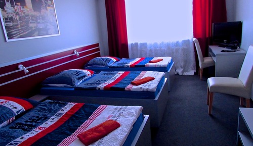 Habitación triple, baño compartido