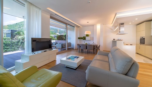 Apartamento, 3 habitaciones, vistas al jardín, en la zona del jardín