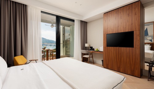 Habitación Deluxe, terraza, vistas al mar