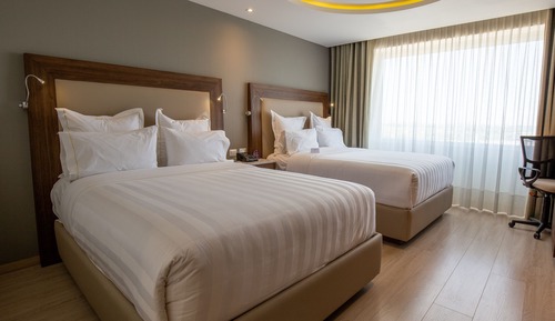 Habitación Deluxe doble, 2 camas de matrimonio