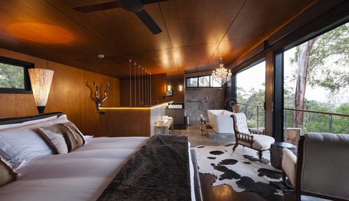 Suite de lujo, 1 cama de matrimonio grande, piscina privada, vistas a la montaña