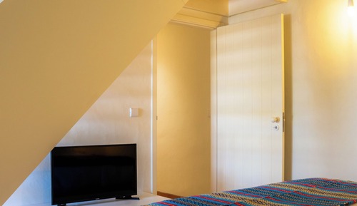 Casa de 1 quarto com mezanine e terraço