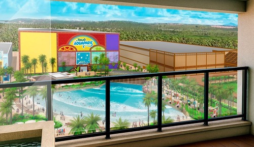 Superior Plus com Banheira na Varanda - Vista Piscina