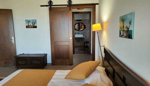 Habitación Deluxe doble, patio, vistas al mar