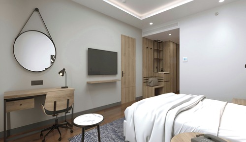 Habitación estándar, 1 cama de matrimonio grande, vistas a la ciudad