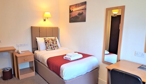 Habitación individual, vistas al jardín