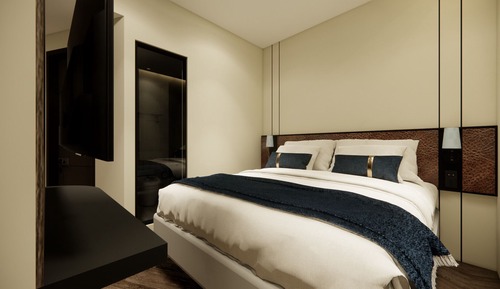 Habitación Deluxe doble, 1 cama de matrimonio grande