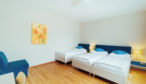 Habitación triple básica, vistas al complejo turístico