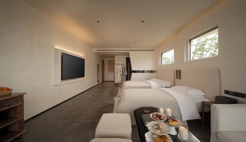 Habitación familiar, vistas a la colina