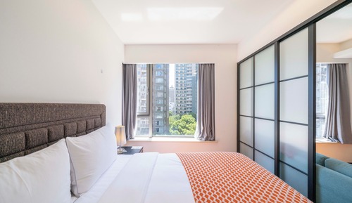 Apartamento superior, 1 habitación, cocina, vistas a la ciudad