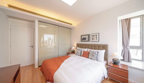 Apartamento superior, 2 habitaciones, cocina, vistas a la ciudad