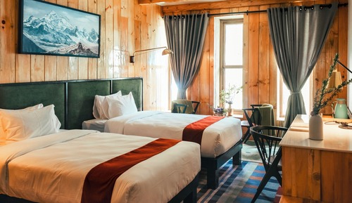 Deluxe Double or Twin Room, Courtyard View