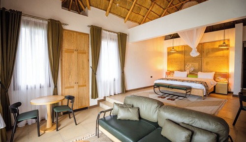 Habitación Confort doble, balcón, vistas al lago