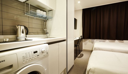 Habitación familiar con 2 camas individuales