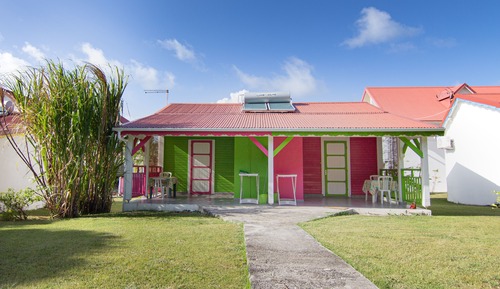 Bungalow, 1 cama doble, terraza, vistas al jardín