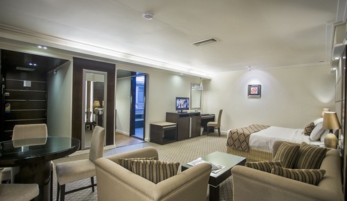 Suite junior, 1 habitación, baño privado, vistas a la ciudad