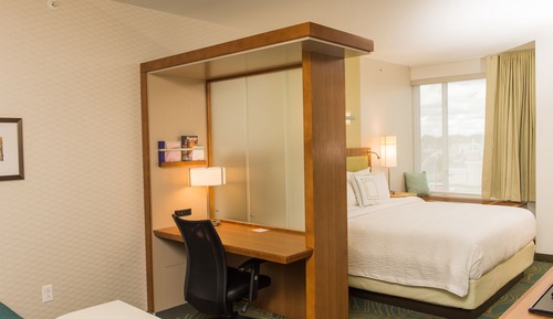 Suite, 1 cama de matrimonio grande con sofá cama (Mobility/Hearing Access, Roll-In Shwr)