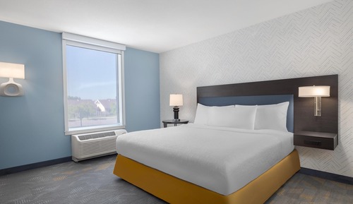 Suite, 1 cama de matrimonio grande, accesible para personas con discapacidad (Roll-in Shower)