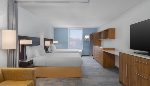 Estudio, 2 camas de matrimonio, accesible para personas con discapacidad (Hearing)