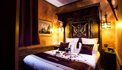 Suite, 1 cama de matrimonio con sofá cama, terraza