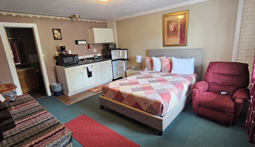 Estudio estándar, 1 cama de matrimonio, barras de apoyo en la ducha, planta baja