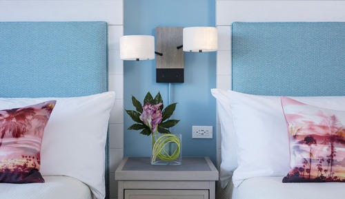 Habitación, 2 camas de matrimonio, no fumadores, vistas a la laguna