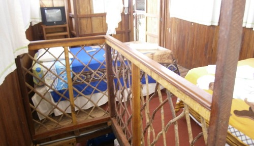 Habitación familiar, vistas al jardín (6 personas)