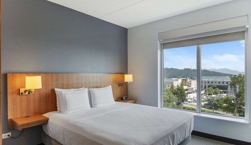 Habitación, 1 cama de matrimonio grande (Mobility & Hearing, Roll-In Shower)