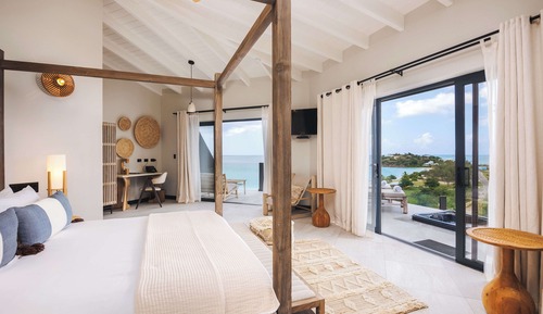Estudio, bañera de hidromasaje, vistas al mar