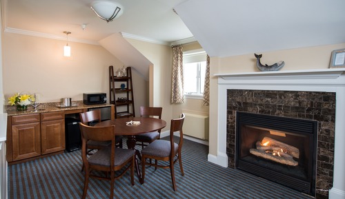 Estudio Deluxe, chimenea, vistas al mar