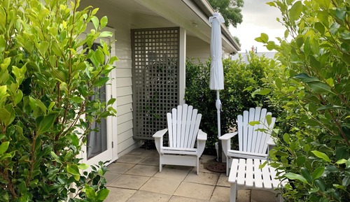 Habitación estándar doble, cocina, vistas al jardín (Room 1)