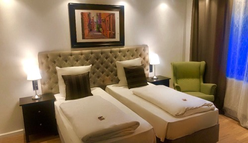 Habitación Confort con 2 camas individuales, 1 habitación, no fumadores, vistas al jardín