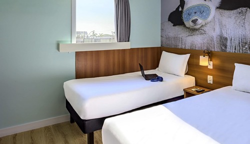 Habitación con 2 camas individuales, 2 camas individuales