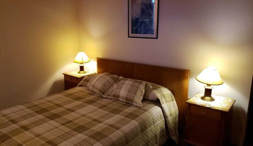 Dúplex superior, 2 habitaciones, cocina, vistas a la laguna