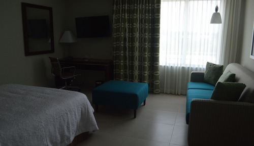 Estudio, 1 cama de matrimonio, frigorífico