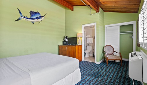 Estudio estándar, 1 cama de matrimonio grande, balcón, vistas al mar