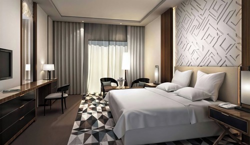 Habitación Deluxe, 1 cama de matrimonio grande, balcón, vistas a la piscina