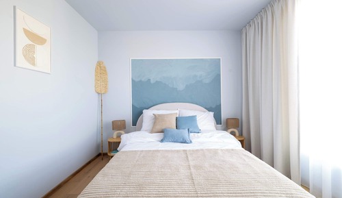 Apartamento exclusivo, 2 habitaciones, balcón, vistas al mar