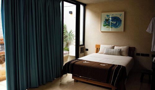 Habitación Deluxe doble, 1 cama de matrimonio, patio