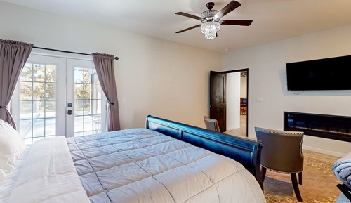 Chalet, varias camas, acceso a la piscina, vistas a la montaña (VC603)