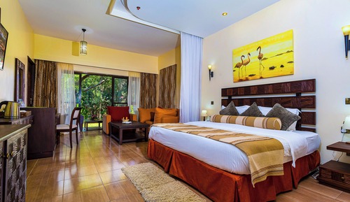 Suite junior, balcón, vistas al jardín