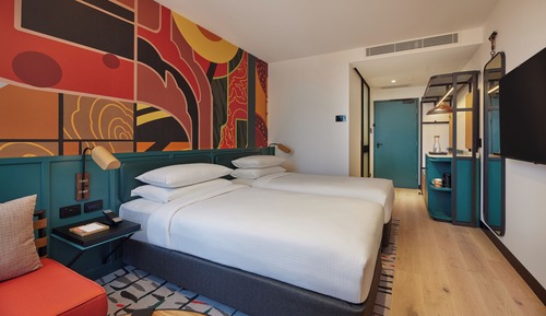Habitación estándar, 2 camas individuales, vistas a la ciudad