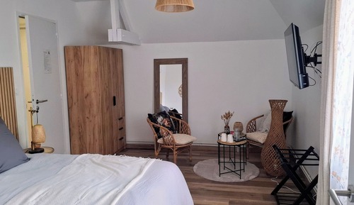 Habitación doble, vistas al patio