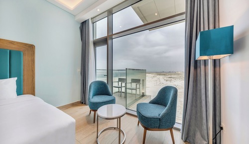 Habitación Deluxe con 1 cama doble o 2 individuales, vistas al mar