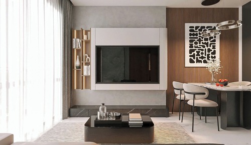 Apartamento Deluxe, 1 habitación, balcón, vistas a la ciudad