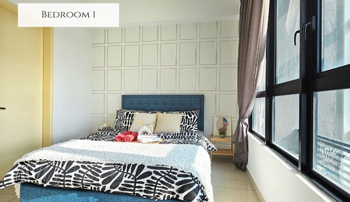 Apartamento superior, 3 habitaciones, cocina, vistas a la ciudad