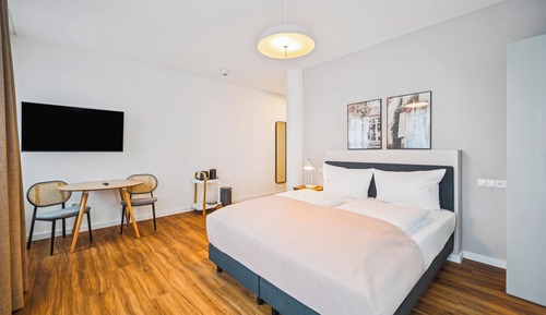 Habitación, 1 cama de matrimonio, ducha adaptada