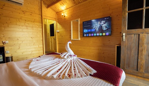 Habitación de lujo con 1 cama doble o 2 individuales, 1 cama de matrimonio grande, baño privado