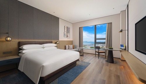 Habitación Confort, 1 cama de matrimonio grande, vistas al mar