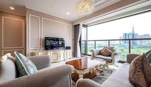 Apartamento Deluxe, 3 habitaciones, balcón, vistas a la ciudad